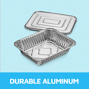 9x13 Tins For Cooking, Baking & Catering Heavy Duty Disposable Cookware Steam Table Trays For Buffet & Food Prepping 2