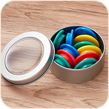 2 Ounce Metal Tin Cans Round Empty Container Salve Tins With Clear Screw Lid For Kitchen, Office, Candles, Candies 5