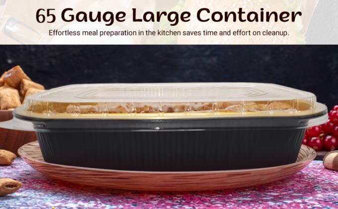 11x7 Inch Heavy Duty Baking Foil Pans For Homemade Cakes And And Entree'S - Oven Safe Large Pan Container 2