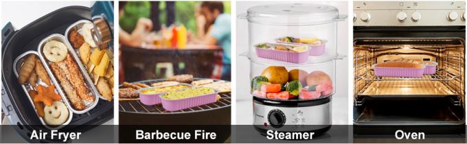 Loaf Pans With Lids Aluminum Foil Mini Cake Pans, Rectangle Baking Tins Containers For Brownie Muffin Bread 1