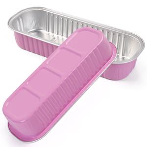Loaf Pans With Lids Aluminum Foil Mini Cake Pans, Rectangle Baking Tins Containers For Brownie Muffin Bread 3