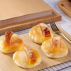 Deli Paper Sheets 12" X 12" 100PK, Eco Friendly Grease Proof Sandwich Wrapping Paper 4