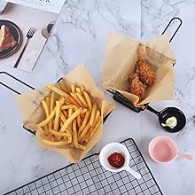 Deli Paper Sheets 12" X 12" 100PK, Eco Friendly Grease Proof Sandwich Wrapping Paper 8