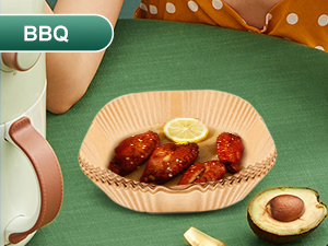 Air Fryer Paper Liners,125Pcs Parchment Paper, Air Fryer Disposable Paper Liner For Microwave, Air Fryer Liner 3