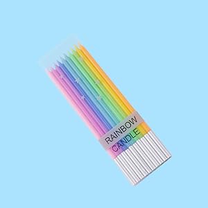 Rainbow Birthday Candles - Colorful Birthday Candle Cake Candles Cupcake Candles For Birthday, Wedding & Lucky 2