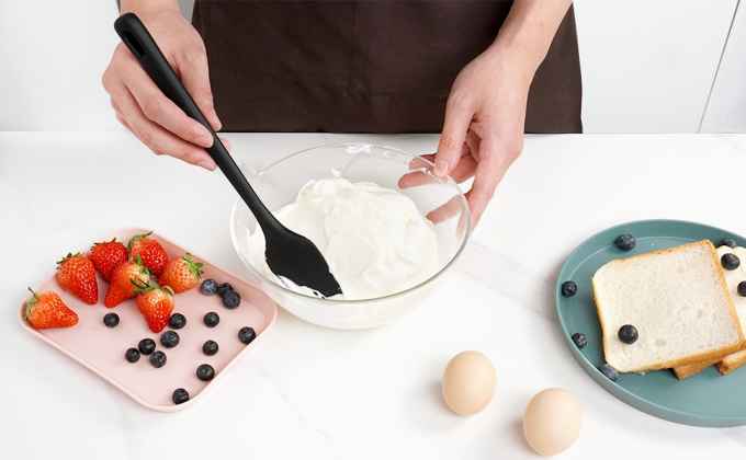 Silicone Rubber Spatula Set, For Cooking & Baking, Dishwasher Safe, 5pcs Spatula + 5pcs Measuring Spoon 16