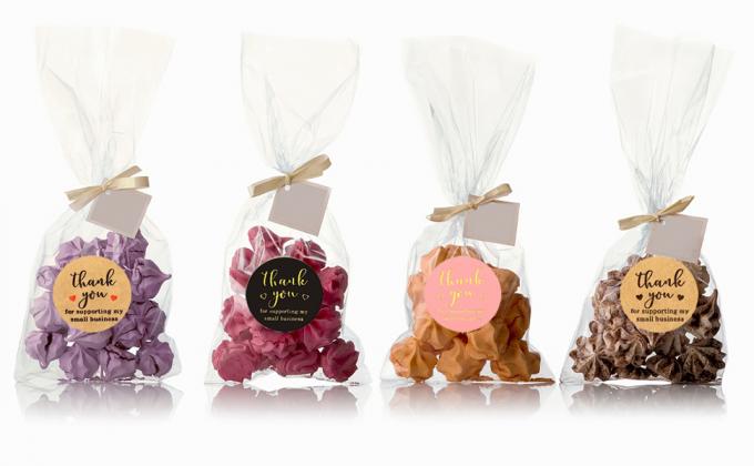 Thank You Rainbow Holo Stickers Thank You for Supporting My Small Business Self-Adhesive Sealing