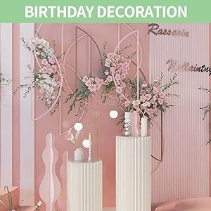 Cylinder Stands For Parties, Cylinder Tables Pedestal Stand For Parties White Round Cylinder For Display Cake Table 4