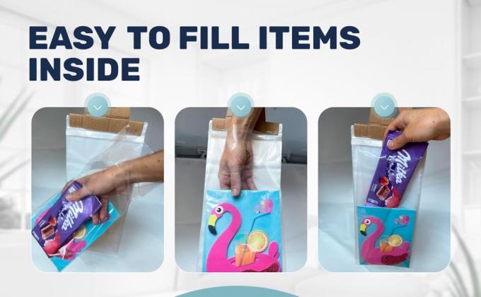 Door Hanger Bags 6 X 12 Inches - Clear Door Hanger Bags Protects Flyers, Brochures, Notices, Printed Materials 0