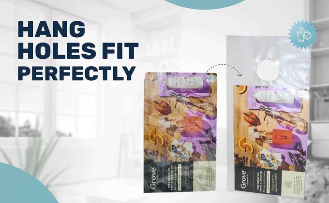 Door Hanger Bags 6 X 12 Inches - Clear Door Hanger Bags Protects Flyers, Brochures, Notices, Printed Materials 3