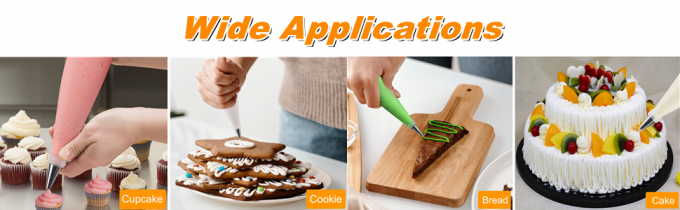 Disposable Piping Bags, 18 Inch Large Pastry Bags -100Pcs, Cake Decorating Supplies Kit Frosting, Cookie, Cupcake 0