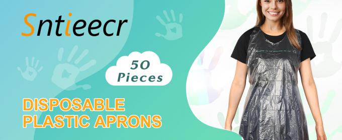 Wicketed Apron, Staples Apron, Box Pack Disposable Apron Restaurant Individual Pack Pocket Sanitary Protective Aprons 0