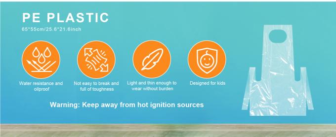 Wicketed Apron, Staples Apron, Box Pack Disposable Apron Restaurant Individual Pack Pocket Sanitary Protective Aprons 1