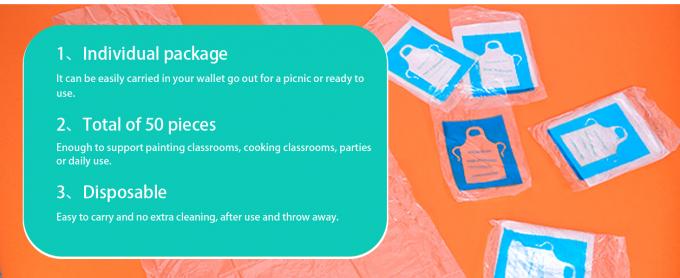 Wicketed Apron, Staples Apron, Box Pack Disposable Apron Restaurant Individual Pack Pocket Sanitary Protective Aprons 2