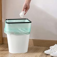 Drawstring Compostable Trash Bags, 250 Count Strong Bathroom Trash Bags Waste Basket Liners For Bathroom, Kitchen 5