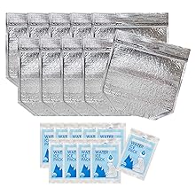 insulated Lunch Bag With Zip Lock & Handle, Reusable Cool & Thermal Bags, Cooler Pouch, Hot & Cold, Ideal For Sandwich 4