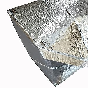 insulated Lunch Bag With Zip Lock & Handle, Reusable Cool & Thermal Bags, Cooler Pouch, Hot & Cold, Ideal For Sandwich 6