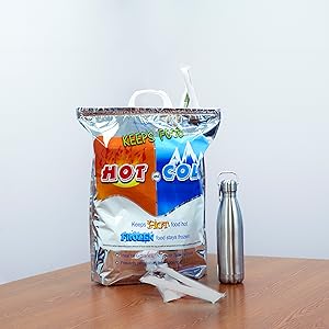 Hot And Cold Insulated Bags For Food Delivery, Grocery Shopping Bags, Food Storage Hot And Frozen Food For Travel 5