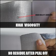 Aluminum Tape, Silver Fiberglass Foil Tapes, Temperature Adhesive Insulation Tape, Thermal Duct Tape For Ductwork 4