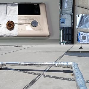 Aluminum Tapes (3.9Mils), 2'*65 Feet Foil Tape, Metal Insulation Tape, Heavy Duty Duct Tape With Adhesive Backing 5