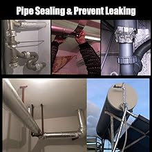 Aluminum Tapes (3.9Mils), 2'*65 Feet Foil Tape, Metal Insulation Tape, Heavy Duty Duct Tape With Adhesive Backing 8