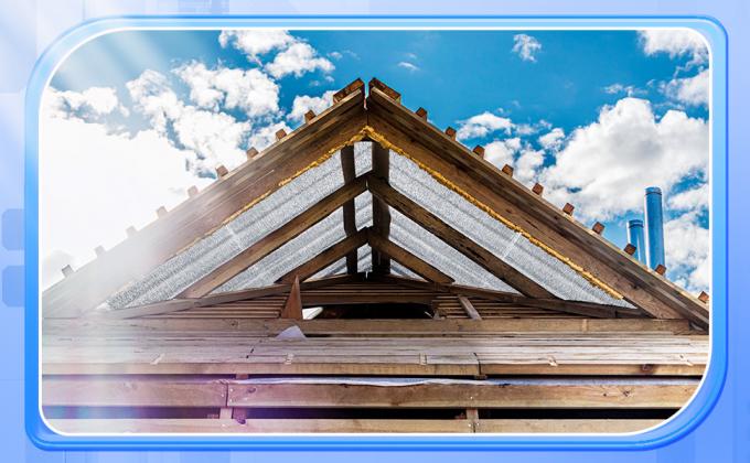 Reflective Insulation Roll Foam Core Radiant Barrier Garage Door Foam Insulation Panels Window Insulation 0