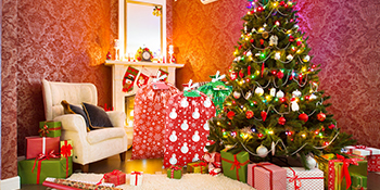 Large Christmas Gift Bags Oversized Christmas Bags 44"X36" Large Size Plastic Gift Bags With Tag & Tie, Jumbo Large 4