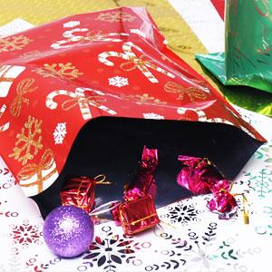 Gift Bags,Assorted Size Christmas Gift Bags With Tags,Christmas Drawstring Gift Bags, Holiday Gift Wrapping Sack 8