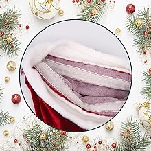 christmas bag with drawstring