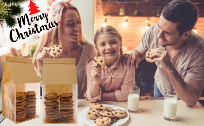 Paper Bread Bags For Homemade Bread Sourdough Bread Bags Bakery Bags With Window Cookie Bags For Packaging 2