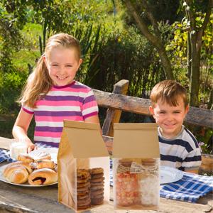 Paper Bread Bags For Homemade Bread Sourdough Bread Bags Bakery Bags With Window Cookie Bags For Packaging 5