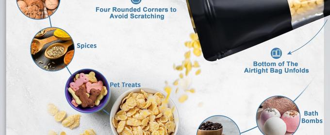 Sustainable Recyclable Pack Resealable Stand Up Bags,Smell Proof Pouch Sealable Foil Pouch Bags For Packaging 5