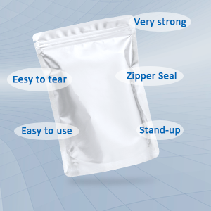 Foil Resealable Bags For Packaging Products & Ziplock Food Grade Bags For Storage Mylar Bags For Food Storage 2