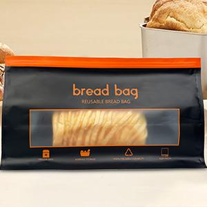 Reusable Zipper Sourdough Bread Bags To Keep Fresh Extra Large Bakery Bread Bags With Window For Bread Storage 5