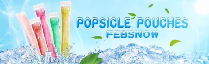Custom Disposable Food Grade Sealable Ziplock Plastic Popsicle Package Mold Bag Ice Lolly Pop Packaging Soft Tube 0