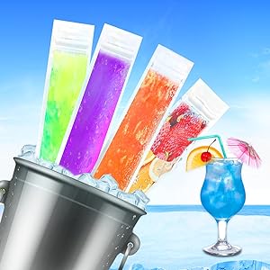 Disposable Ice Mold Bags Mold Bags Homemade Ice Lolly Bags Funnels Freeze Snacks Freezer Tubes For Healthy Snacks 1