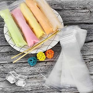 Disposable Ice Mold Bags Mold Bags Homemade Ice Lolly Bags Funnels Freeze Snacks Freezer Tubes For Healthy Snacks 3
