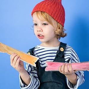 Disposable Ice Mold Bags Mold Bags Homemade Ice Lolly Bags Funnels Freeze Snacks Freezer Tubes For Healthy Snacks 6