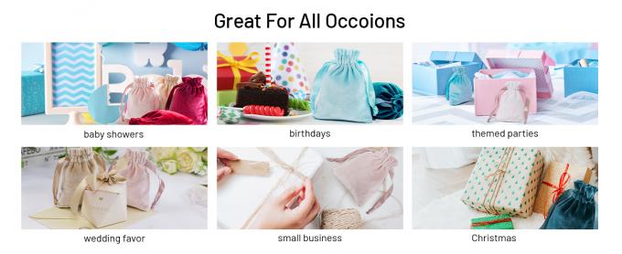 Velvet Drawstring Bags Pouches Candy Gift Bags For Christmas Party Wedding Favors Super Soft Jewelry Bags 4