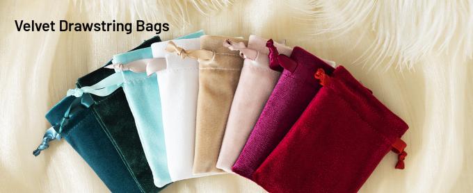 Velvet Drawstring Bags Pouches Candy Gift Bags For Christmas Party Wedding Favors Super Soft Jewelry Bags 6