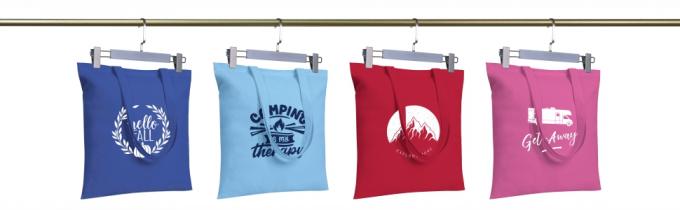 Cotton Tote Bag, Lightweight Medium Reusable Grocery Shopping Cloth Bags, Suitable For DIY, Advertising, Promotion 1