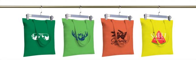 Cotton Tote Bag, Lightweight Medium Reusable Grocery Shopping Cloth Bags, Suitable For DIY, Advertising, Promotion 2