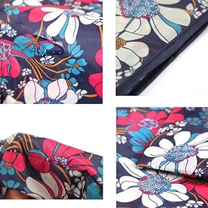 Zipper Carry Pouch Cute Shopper Bags XLarge Machine Washable Durable Compact Bags For Groceries 5