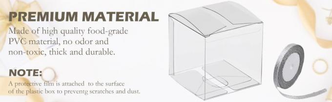 Clear Boxes For Favors 4 X 4 X 4 Inch Clear Gift Boxes For Party Favors Cupcake Macaron Candy Cookies Ornament Gifts 1