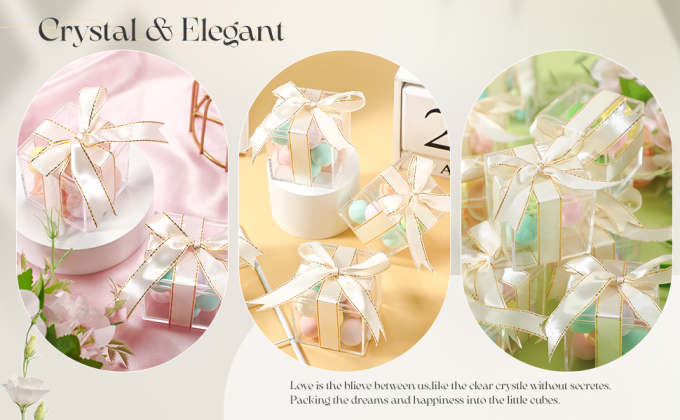 Acrylic Box With Lid Clear Small Acrylic Box Plastic Square Cube With Lid Mini Acrylic Containers Display Box 0