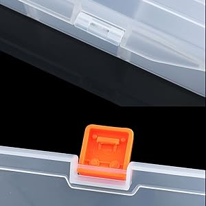 Organizer Storage Containers Tool Box With Adjustable Dividers For Beads, Crafts, Jewelry, Fishing Tackle, Building 2
