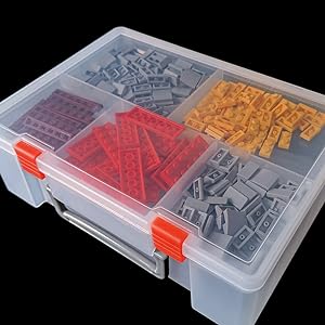 Organizer Storage Containers Tool Box With Adjustable Dividers For Beads, Crafts, Jewelry, Fishing Tackle, Building 5