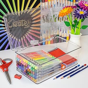 Organizer Bins- MultiPurpose & Versatile Stackable Cabinet Organizers Cosmetics, Laundry, Office Supplies 4