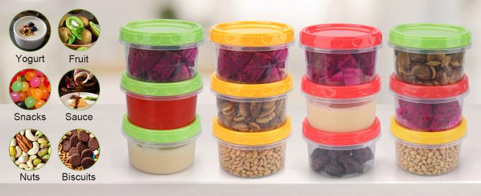 Meal Prep Jars Reusable Food Storage Containers With Lids Microwave And Freezer Safe Leak Proof Freezer Containers 0