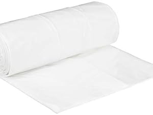 Commercial Moving And Storage Mattress Bag, Queen, 4 Mil, 1 Count, White, 80"L X 60"W X 10"H 0